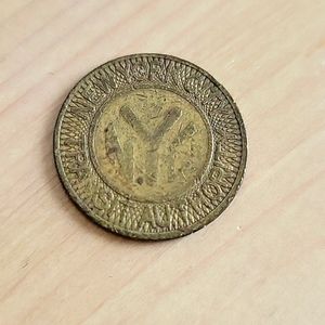 Vintage Good For One Fare New York Authority Token